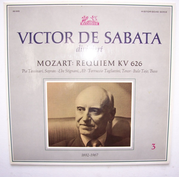 Victor de Sabata: Wolfgang Amadeus Mozart (1756-1791) • Requiem LP