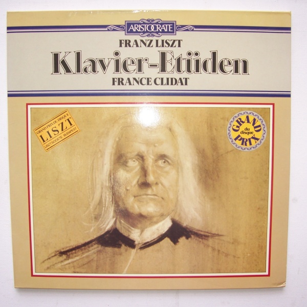 Franz Liszt (1811-1886) • Klavier-Etüden LP • France Clidat
