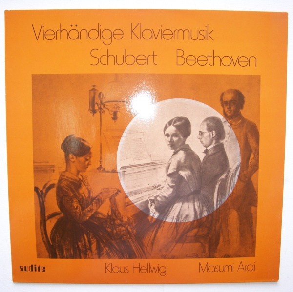 Masumi Arai & Klaus Hellwig • Vierhändige Klaviermusik LP