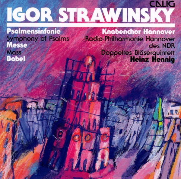 Igor Stravinsky (1882-1971) • Psalmensinfonie / Symphony of Psalms CD