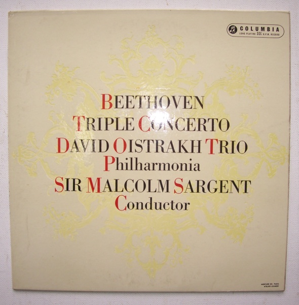 Ludwig van Beethoven (1770-1827) • Triple Concerto 10" • David Oistrach