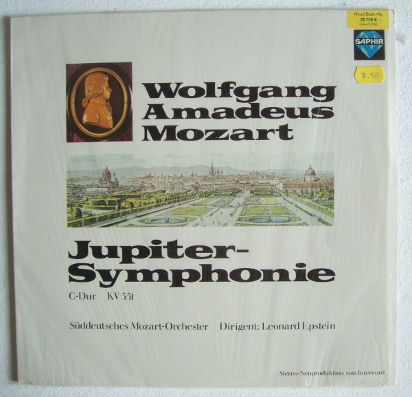 Wolfgang Amadeus Mozart (1756-1791) • Jupiter-Symphonie LP