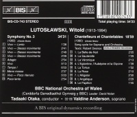 Witold Lutoslawski (1913-1994) - Symphony No. 3 CD