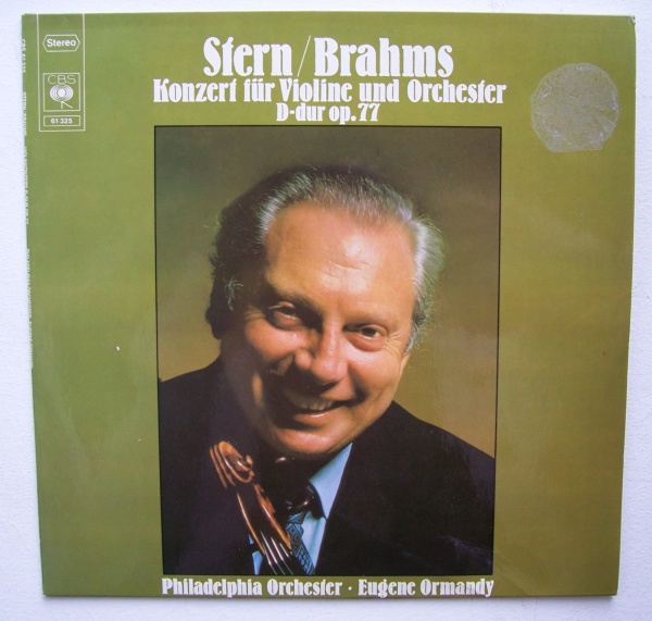 Isaac Stern: Brahms (1833-1897) - Konzert für Violine und Orchester D-Dur op. 77 LP
