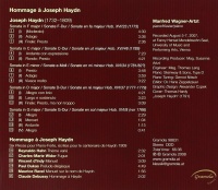 Hommage à Joseph Haydn (1732-1809) CD