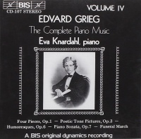 Edvard Grieg (1843-1907) - The Complete Piano Music Vol. 4 CD