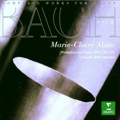 Johann Sebastian Bach (1685-1750) - Complete Works for Organ Vol. 1 CD - Marie-Claire Alain