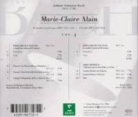 Johann Sebastian Bach (1685-1750) - Complete Works for Organ Vol. 1 CD - Marie-Claire Alain