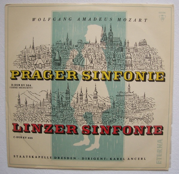 Mozart (1756-1791) • Prager Sinfonie - Linzer Sinfonie LP • Karel Ancerl