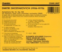 Dmitri Shostakovich (1906-1975) - Symphony No. 14 CD