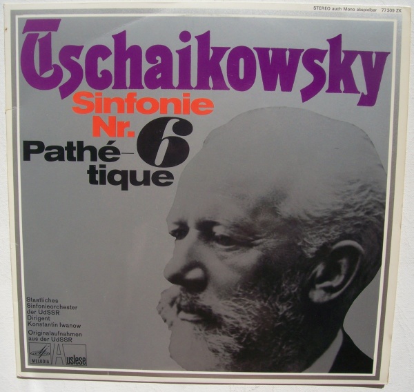 Peter Tchaikovsky (1840-1893) - Sinfonie Nr. 6 "Pathétique" LP - Konstantin Iwanow