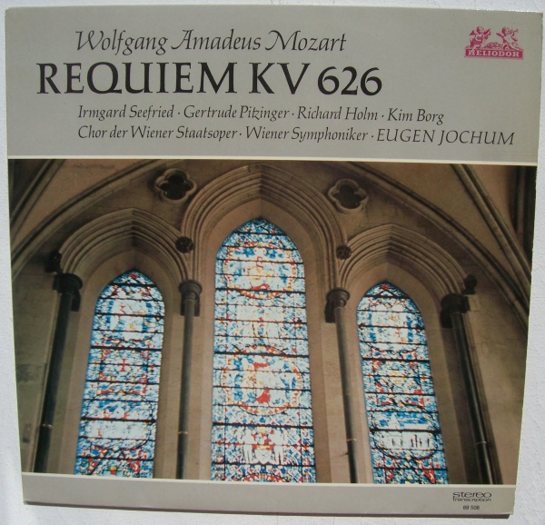 Wolfgang Amadeus Mozart (1756-1791) - Requiem KV 626 LP - Eugen Jochum