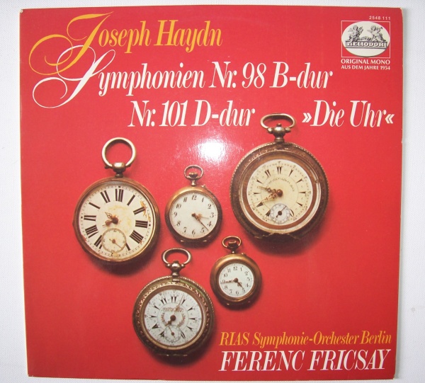 Joseph Haydn (1732-1809) • Symphonien Nr. 98 & Nr. 101 Die Uhr LP