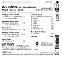Duo Sonare • Mozart, Giuliani, Carulli CD