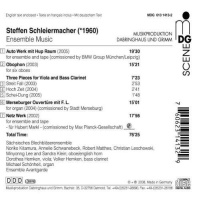 Steffen Schleiermacher • Ensemble Music CD