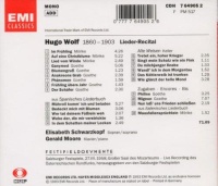 Elisabeth Schwarzkopf: Hugo Wolf (1860-1903) - Lieder-Recital CD
