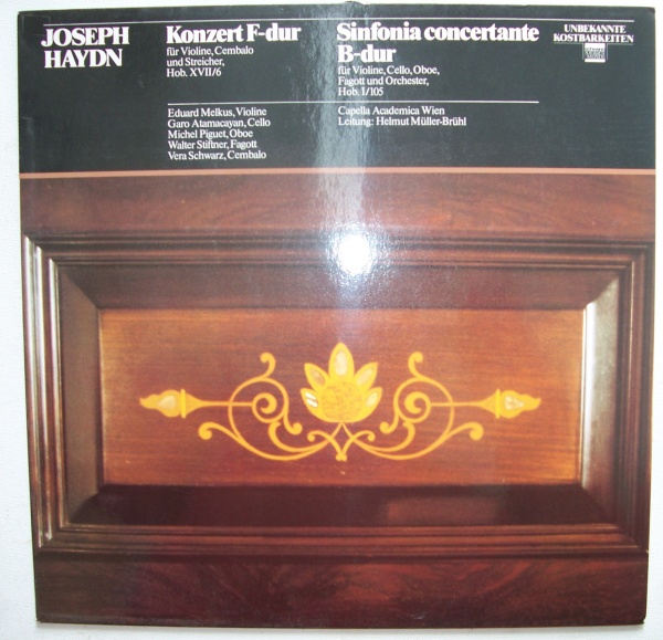 Joseph Haydn (1732-1809) • Konzert F-Dur - Sinfonia concertante B-Dur LP