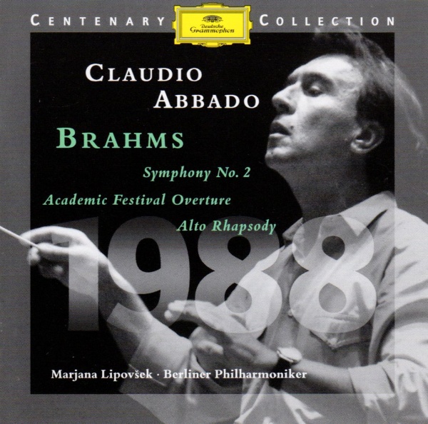 Claudio Abbado: Johannes Brahms (1833-1897) - Symphony No. 2 CD