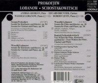 Prokofjew, Lobanow, Schostakowitsch CD