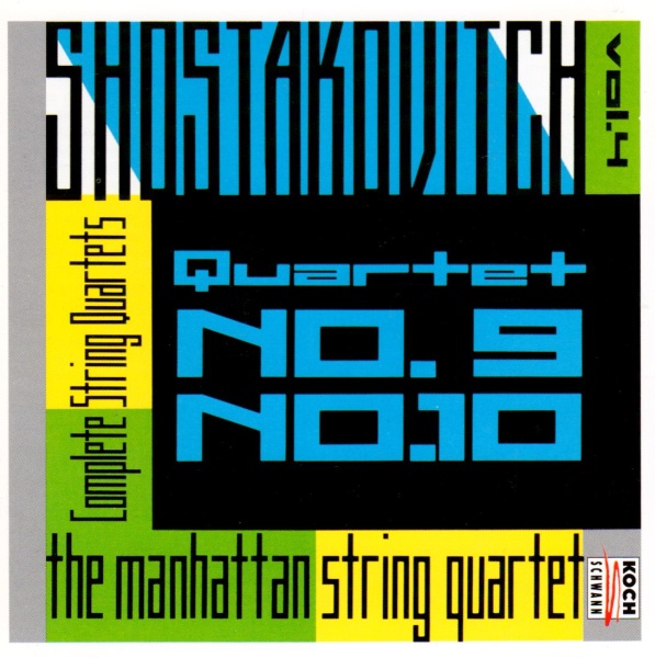 Dmitri Shostakovich (1906-1975) - Quartet No. 6, 7, 8 CD - Manhattan String Quartet