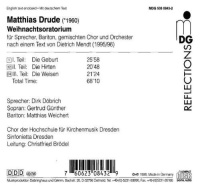Matthias Drude • Weihnachtsoratorium CD