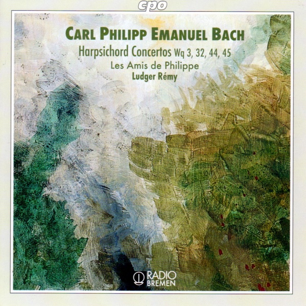 Carl Philipp Emanuel Bach (1714-1788) • Harpsichord Concertos Wq 3, 32, 44, 45 CD
