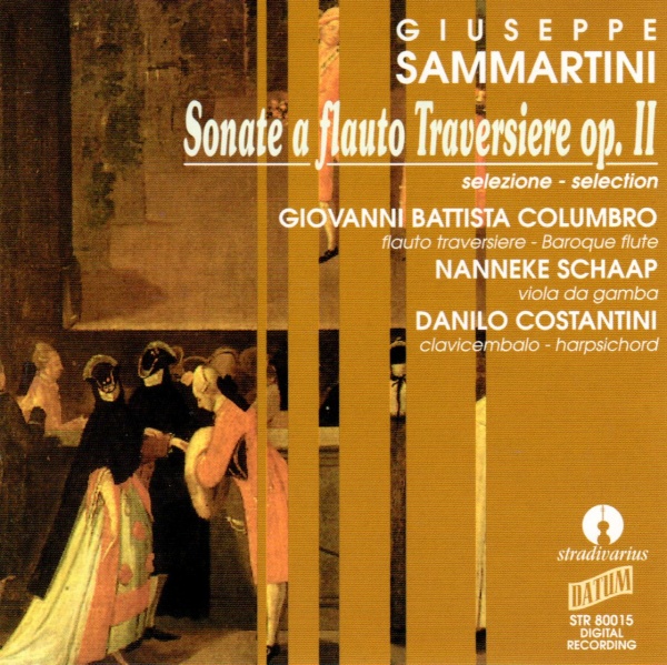Giuseppe Sammartini (1693-1751) - Sonate a flauto traverso op. II CD