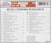 Musica Temporis Rudolphi II CD