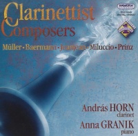 András Horn • Clarinettist Composers CD