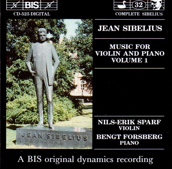 Jean Sibelius (1865-1957) • Music for Violin and Piano, Volume 1 CD
