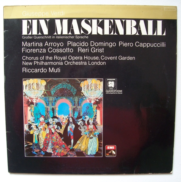 Giuseppe Verdi (1813-1901) • Ein Maskenball LP • Quadrophonie