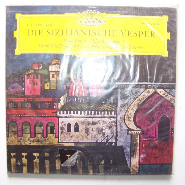 Giuseppe Verdi (1813-1901) • Die sizilianische Vesper 3 LP-Box