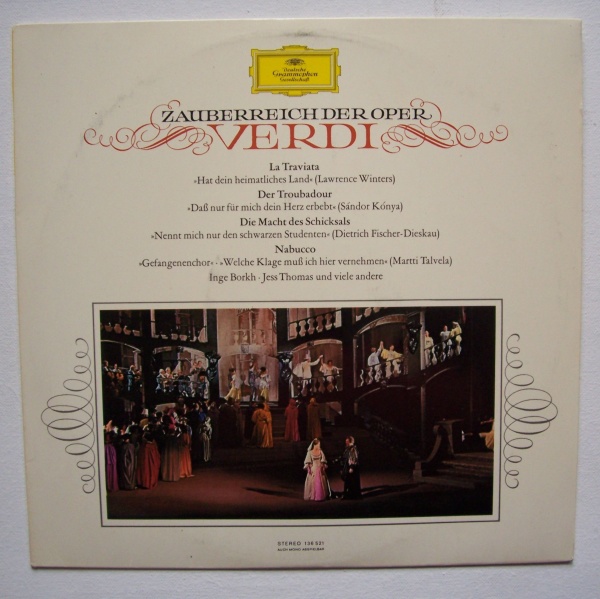 Giuseppe Verdi (1813-1901) • La Traviata / Der Troubadour LP