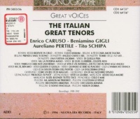 The Italian Great Tenors 2 CDs