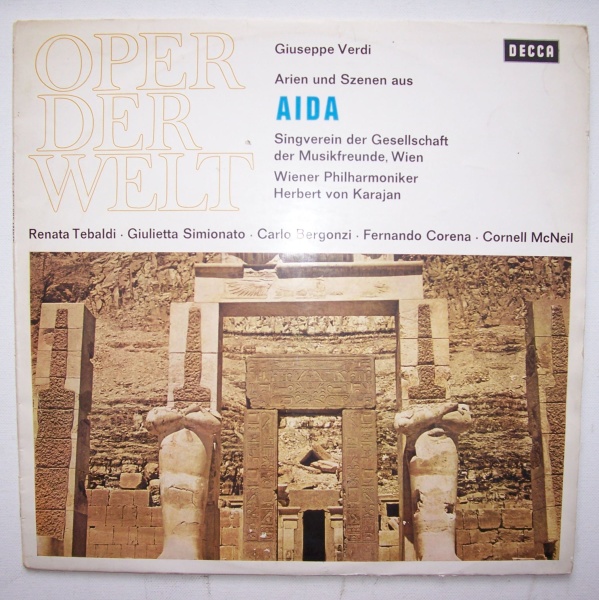 Giuseppe Verdi (1813-1901) • Aida LP • Herbert von Karajan