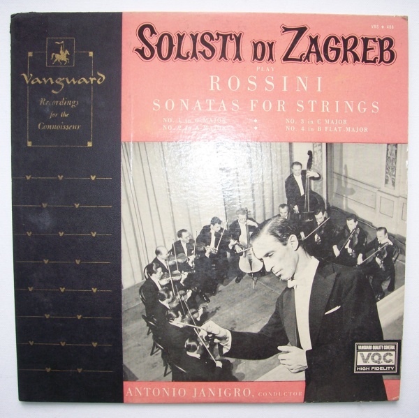 Gioacchino Rossini (1792-1868) • Sonatas for Strings LP • Antonio Janigro