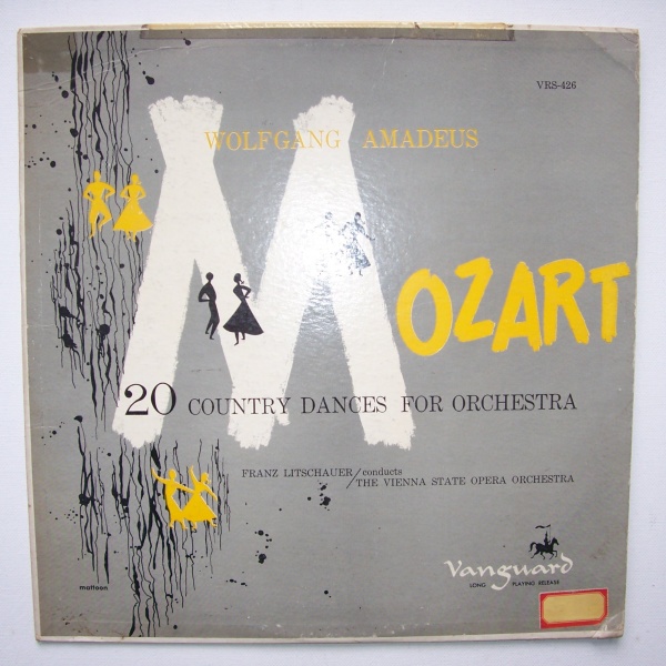 Mozart (1756-1791) • 20 Country Dances for Orchestra LP • Franz Litschauer