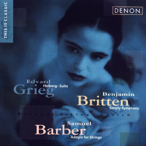 Baroque Strings Zürich • Edvard Grieg, Benjamin Britten, Samuel Barber CD