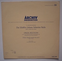 Johann Sebastian Bach (1685-1750) • Orgel-Büchlein 2 LPs • Helmut Walcha