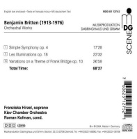 Benjamin Britten (1913-1976) • Orchestral Works CD