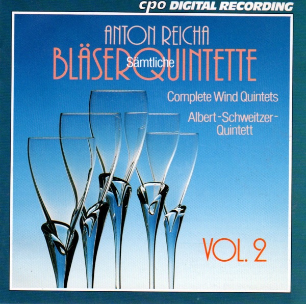 Anton Reicha (1770-1836) • Complete Wind Quintets Vol. 2 CD