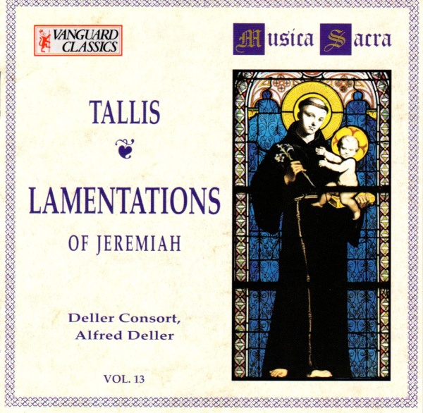 Thomas Tallis (1505-1585) • Lamentations of Jeremiah CD • Alfred Deller