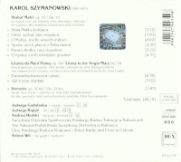 Karol Szymanowski (1882-1937) • Stabat Mater CD