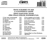Franz Schubert (1797-1828) • Lieder CD • Ernst...