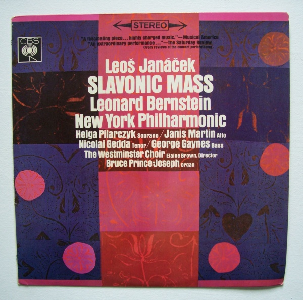 Leos Janacek (1854-1928) • Slavonic Mass LP • Leonard Bernstein