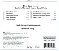 Petr Eben (1929-2007) • Sacred Choral Works CD