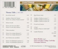 Thomas Tallis (1505-1585) • Choral & Organ Works CD