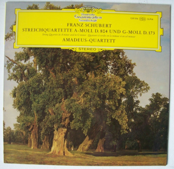 Franz Schubert (1797-1828) • Streichquartette LP • Amadeus Quartett