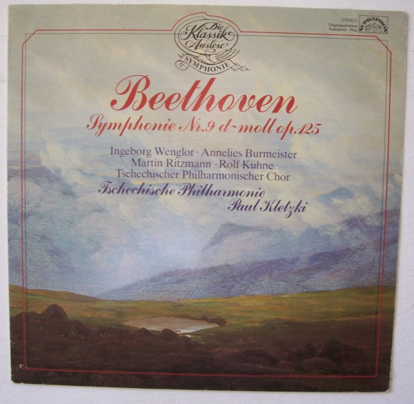 Ludwig van Beethoven (1770-1827) • Symphonie Nr. 9 LP • Paul Kletzki