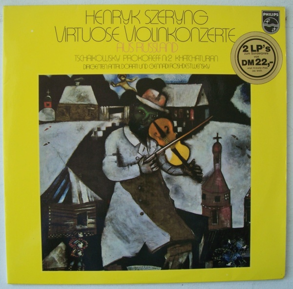 Henryk Szeryng • Virtuose Violinkonzerte aus Russland 2 LPs